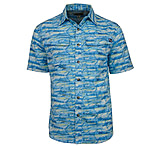 Image of Hook &amp; Tackle Men's Marlin Camo UV Vented Fishing Shirt 91E1FA03