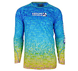 Image of Hook &amp; Tackle Men's Scaly Fins L/S UV Fishing Shirt 5AE6AE34