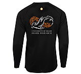 Image of Hook &amp; Tackle Men's Univ. of Miami Seamount L/S Shirt 7F49D4C2