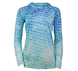 Image of Hook &amp; Tackle Women's Waves L/S UV Fishing Hoodie 74DA85C4