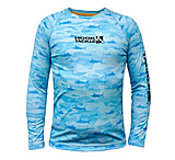 Image of Hook &amp; Tackle Youth Camo Billfish UV Fishing Shirt 8-20 D58F9556