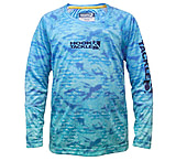 Image of Hook &amp; Tackle Youth Fish Fractal UV Fishing Shirt 8-20 12F76FEF
