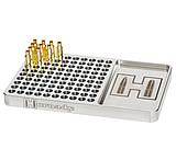 Image of Hornady 480044 Reloading Block Red Aluminum Capacity 100rd Rifle Firearm