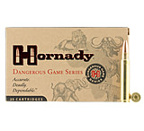 Hornady Dangerous Game .450 Rigby 480 Grain Dangerous Game Solid Brass Centerfire Rifle Ammunition