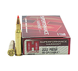 Hornady Superformance .222 Remington 50 Grain V-MAX Centerfire Rifle Ammunition