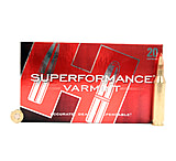 Hornady Superformance .243 Winchester 75 grain V-MAX Brass Cased Centerfire Rifle Ammo, 20 Rounds, 83433