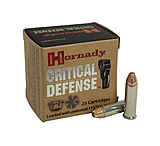 Image of Hornady Critical Defense .38 Special +P 110 grain Flex Tip eXpanding Brass Cased Centerfire Pistol Ammo, 25 Rounds, 90311