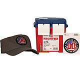 Image of Hornady Frontier 250th Anniversary Combo .223 Remington 55 Grain Full Metal Jacket Brass Cased Centerfire Rifle Ammunition with Hat and Sticker
