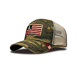 Image of Hornady Gear 33300 Trucker Camo American Flag Patch
