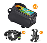 Image of HOVSCO Handlebar Bag + Phone Holder + Bike Lock Set 3A1AC9D1