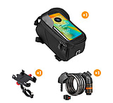 Image of HOVSCOTM Handlebar Bag + Phone Holder + Bike Lock Set 285EB3B2