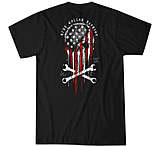 Image of HOWITZER Blue Collar Skull Short Sleeve T-Shirt - Men's