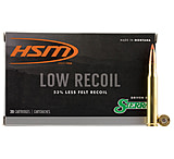 HSM Ammunition Low Recoil .30-06 Springfield 150 Grain Spitzer Brass Cased Rifle Ammunition