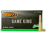 HSM Ammunition Game King .303 Savage 150 Grain Spitzer Boat Tail Brass Cased Rifle Ammunition