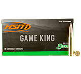 HSM Ammunition Game King .308 Winchester 165 Grain Spitzer Boat Tail Brass Cased Rifle Ammunition