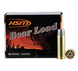 Image of HSM Ammunition Bear Load .44 Remington Magnum 305 Grain Wide Flat Nose Brass Cased Centerfire Pistol Ammunition
