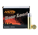 HSM Ammunition Bear Load .454 Casull 325 Grain Wide Flat Nose Brass Cased Pistol Ammunition