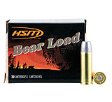 HSM Ammunition Bear Load .45 Colt 325 Grain Wide Flat Nose Brass Cased Centerfire Pistol Ammunition