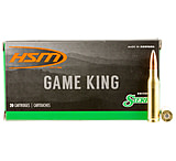 HSM Ammunition Game King 7mm-08 Remington 160 Grain Spitzer Boat Tail Brass Cased Rifle Ammunition