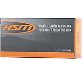 HSM Ammunition .357 Magnum 158 Grain Lead Plated Flat Point Pistol Ammunition