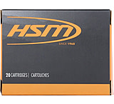 HSM Ammunition .41 Remington Magnum 210 Grain Jacketed Hollow Point Brass Cased Rifle Ammo, 20 Rounds, 20BX/CS, 41-2-N20