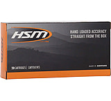 HSM Ammunition Game King .300 Winchester Short Magnum 180 Grain Spitzer Boat Tail Brass Cased Rifle Ammo, 20 Rounds, 300WSM-41-N