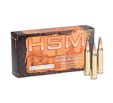 HSM Ammunition Varmint .220 Swift 50 Grain BlitzKing Brass Cased Rifle Ammunition, 20 Rounds, HSM-220Sw-2-N