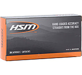 Image of HSM Ammunition .300AAC Blackout 180 Grain Jacketed Hollow Point Boat-tail HP Centerfire Rifle Ammunition