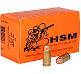 Hsm Ammunition Hsm Ammo Rmfg .40s&amp;w 180gr Plated Lead Round Nose 50-pack