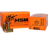 Image of Hsm Ammunition Hsm Ammo Rmfg .45acp 230gr. Plated Lead Round Nose 50-pack