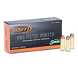 HSM Ammunition Pro Hunter .44 Magnum 300 Grain Soft Point (SP) Brass Cased Centerfire Pistol Ammunition