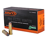 HSM Ammunition Pro Hunter .454 Casull 300 Grain Jacketed Soft Point (JSP) Brass Cased Centerfire Pistol Ammunition