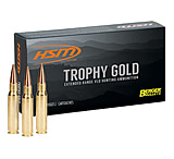 HSM Ammunition Trophy Gold 6mm Remington 87 Grain Berger VLD Brass Cased Centerfire Rifle Ammo, 20 Rounds, BER-6REM87VLD