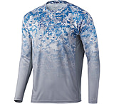 Image of HUK Performance Fishing Icon X Tide Change Fade L/S Shirt - Mens