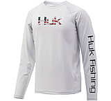 Image of HUK Performance Fishing Americana Fill Pursuit LS Tees - Youth