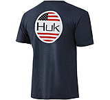 Image of HUK Performance Fishing Americana Flag Short Sleeve Tees - Men's