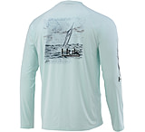 Image of HUK Performance Fishing Art of Blue Marlin LS Graphic T-Shirts - Men's