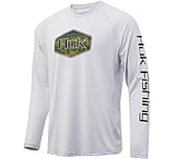 Image of HUK Performance Fishing Bass Badge Pursuit Graphic T-Shirts - Men's
