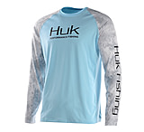 Image of HUK Performance Fishing Mens Performance Camo Vented Long Sleeve Shirt