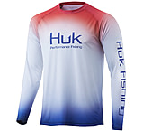 Image of HUK Performance Fishing Flare Fade Long Sleeve - Mens