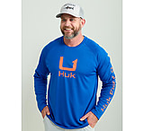 Image of HUK Performance Fishing Huk Icon Crew Long Sleeve Shirt - Men's