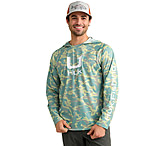 Image of HUK Performance Fishing Icon Printed Long Sleeve Hoodie - Men's