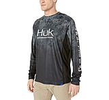 Image of HUK Performance Fishing Icon Camo 1/4 Zip Tops - Mens
