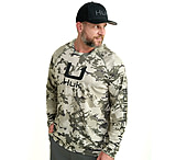 Image of HUK Performance Fishing Icon Kc Printed Hoodie