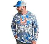 Image of HUK Performance Fishing KC Print Icon Performance Crew - Men's