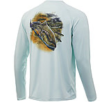 Image of HUK Performance Fishing Pursuit Mullet Run Long Sleeve Graphic T-Shirts - Men's