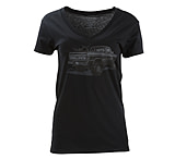 Image of HUK Performance Fishing W Merica Vneck Tops, Short Sleeve - Womens