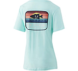 Image of HUK Performance Fishing Suntsent Bass V-Neck Tee - Womens