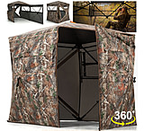 Image of Huntsen Hunting Blind Ground Blind with 90deg Full Open Door 360 Degree See Through AA95CFD1