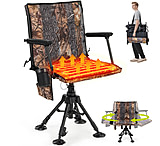 Image of Huntsen Hunting Chair 360deg Silent Swivel for Blinds with Heat DDA423A6